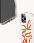 Red Bow Ribbon Eco-Friendly Phone Case