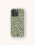 Vintage Green Flowers Eco-Friendly Phone Case