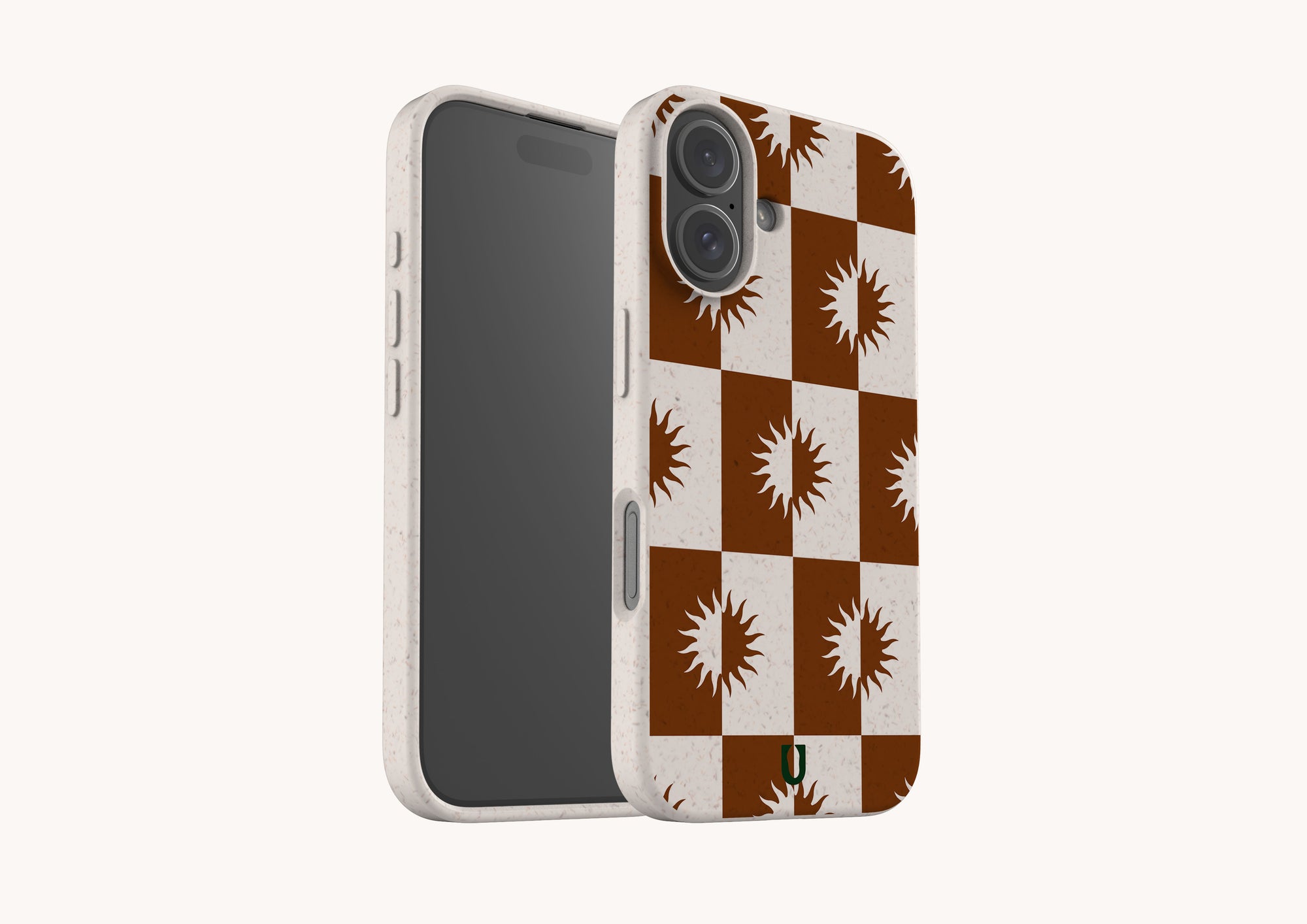 Plastic-free compostable phone case for iPhone 14 Pro Max in golden yellow tone by Casulo,