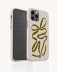 Green Bow Ribbon Eco-Friendly Phone Case