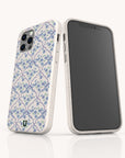 Blue Flowers and Bow Ribbons Eco-Friendly Biodegradable Phone Case