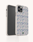 Blue Flowers and Bow Ribbons Eco-Friendly Biodegradable Phone Case