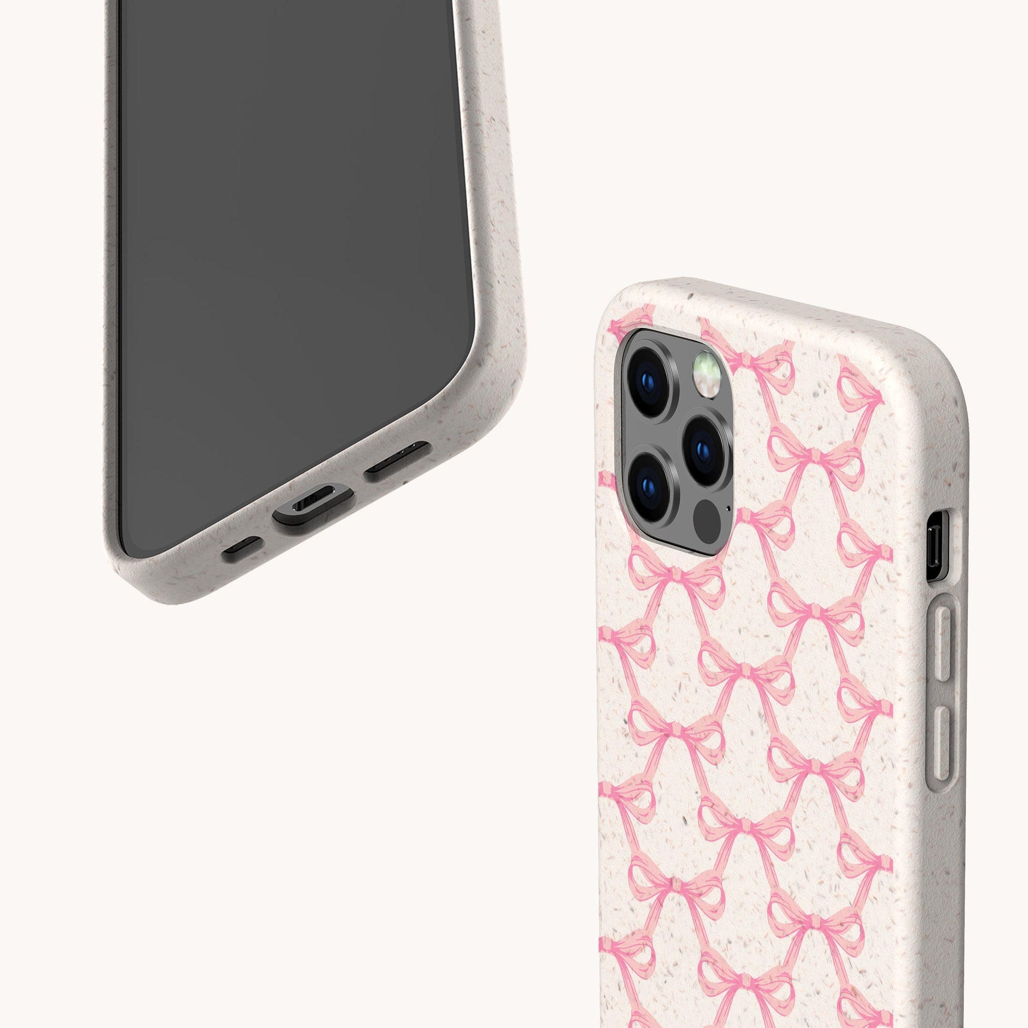 Pink Bow Ribbons Eco-Friendly Biodegradable Phone Case – Casulo Pink Bow Ribbons Eco-Friendly Biodegradable Phone Case – Casulo