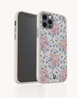 Pink and Blue Coquette Flowers Eco-Friendly Biodegradable Phone Case
